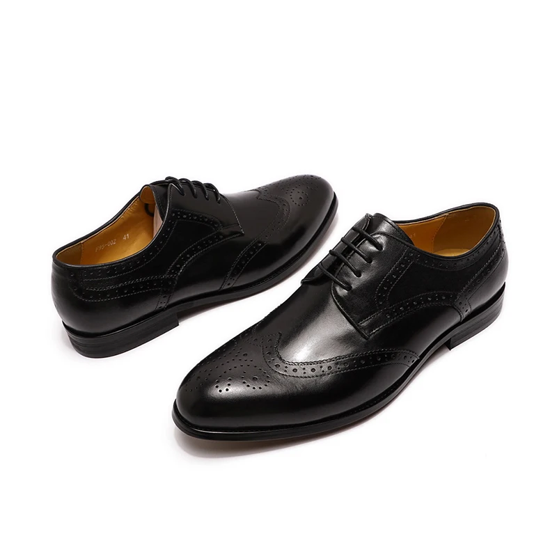 
Повседневная Новейшая модная формальная Мужская обувь из натуральной кожи с прострочкой 