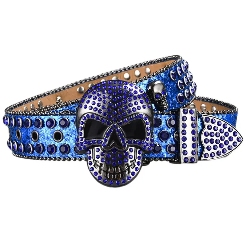 men's rhinestone belt designer