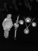 Set A11 argento + argento con diamanti