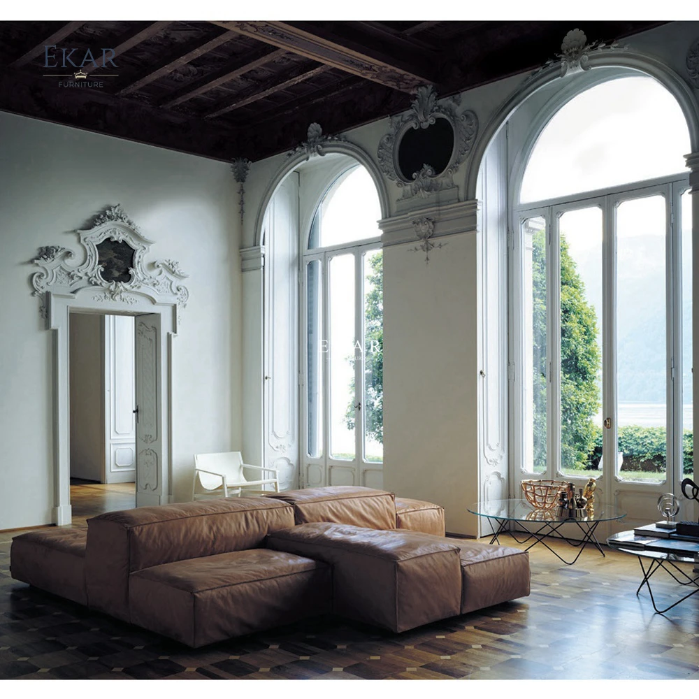 Customizable High Density Sponge Multi Modular Sectional Sofa Living Room Lobby Leisure Couch Recliner Sofa
