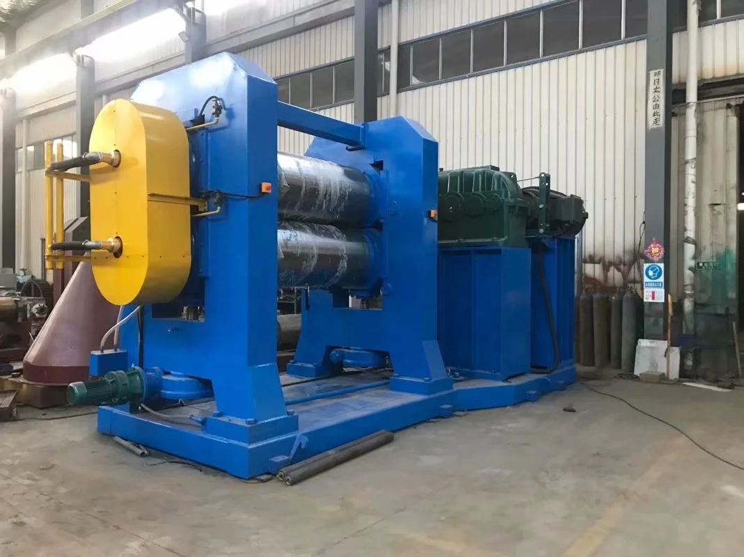 Three Roll Rubber Calender Cushion Gum Calendering Line