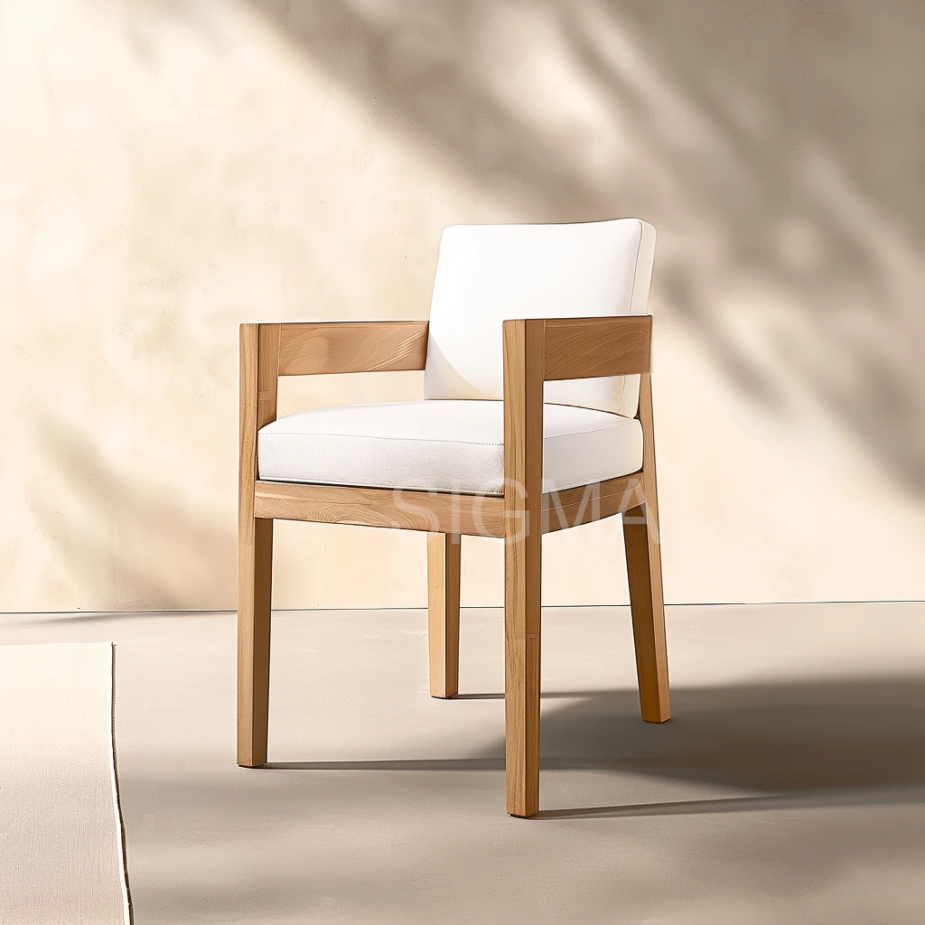 Новое поступление садовые деревянные наборы современный Настольный набор из тикового дерева