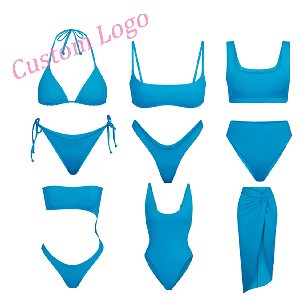2023 New Design Swimwear Beachwear Suspender String Thong Bathing Suits