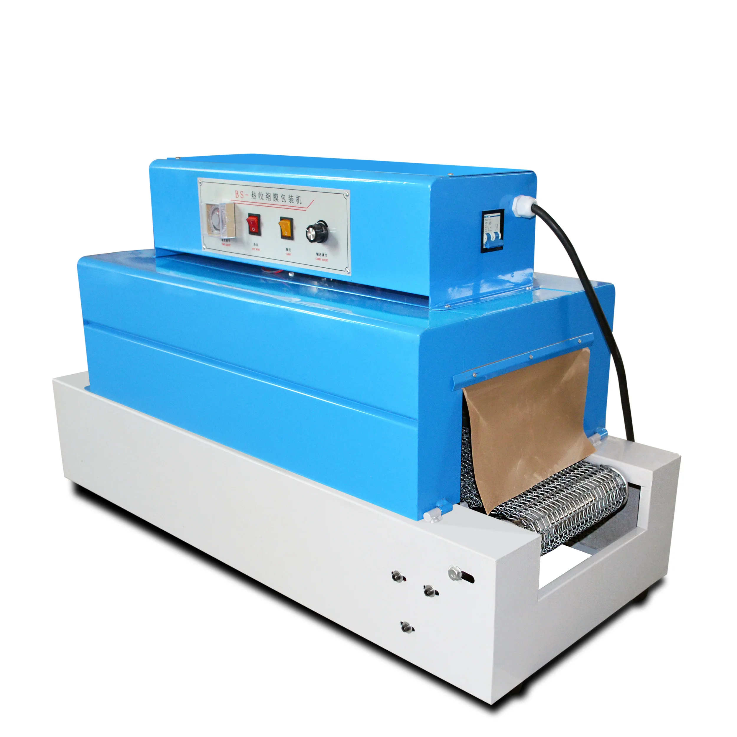 BS 260 PVC Film Automatic Heat Shrinking Packing Machine Impact Resistant for Multi Piece Wrapping and Stable Packaging