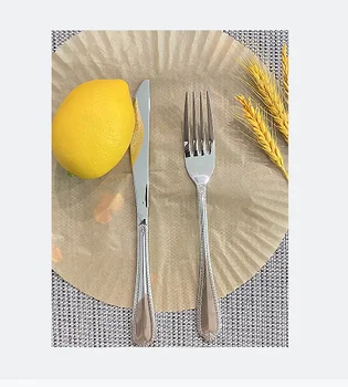 Western Stainless Steel Cutlery Set Mirror Design Tableware