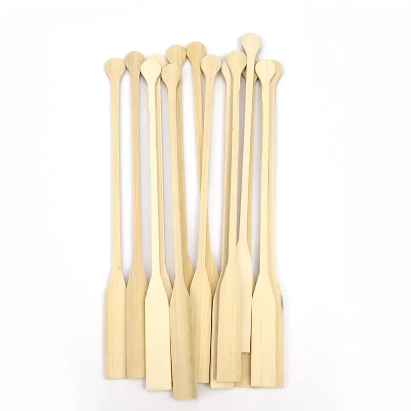 Custom Brand Disposable Wooden Square Head Swizzle Stirring Sticks For