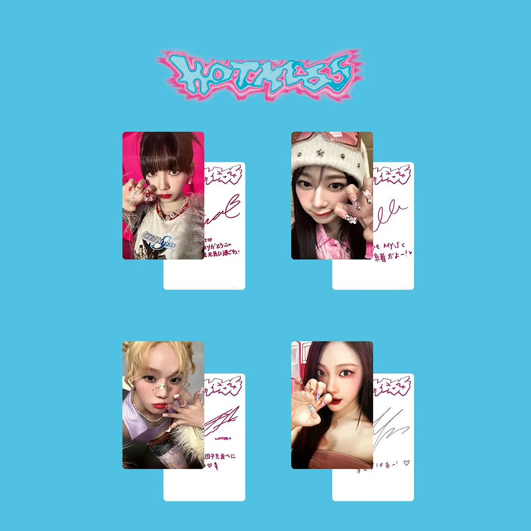 4/6Pcs/Set KPOP Winter Karina HOT MESS Japan Single Photocards