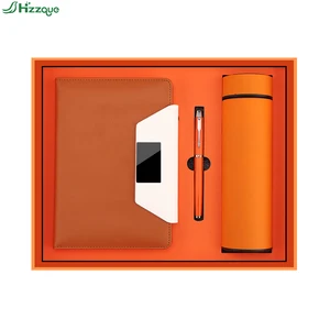 Wholesale Promotional Luxury Gift Items Notebook A5 Leather Journal Customized Business Office Diary Corporate Gift Set With Pen