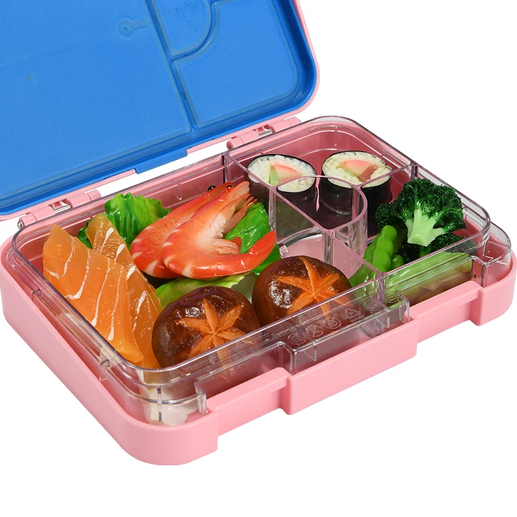 Aohea Portable Folding Bento Lunch Box with Stainless Steel