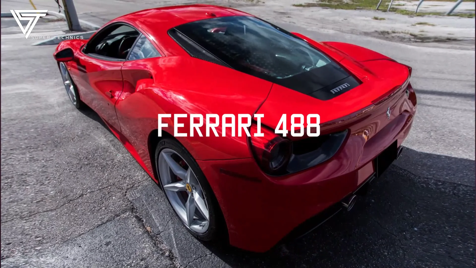 フェラーリ488GTB2015-2017用ミシャデザインスタイルハーフ