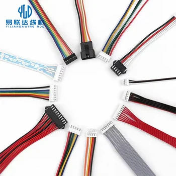 High Quality Custom Flat Cable JST XH SH VHR electrical wires harness with JST Connector