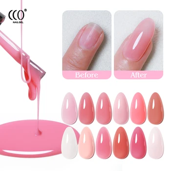 CCO Private Label UV Nail Gel HEMA TPO HPMA Free Base Coat Builder in 7ml 15ml Polish Custom Logo ODM OEM