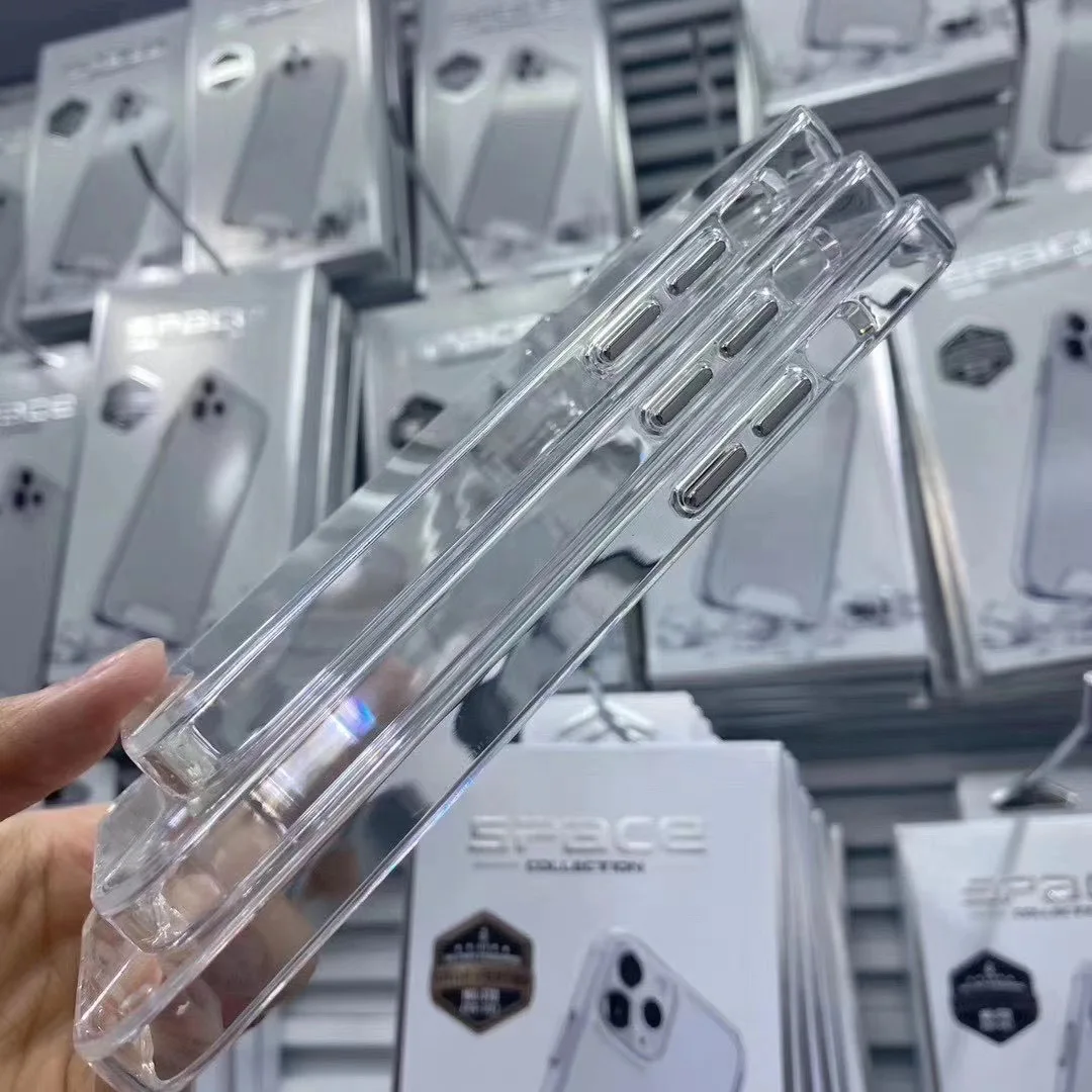 Новое поступление прозрачный чехол из ТПУ и поликарбоната для iPhone 14 Pro Max противоударный чехол-накладка с защитой от