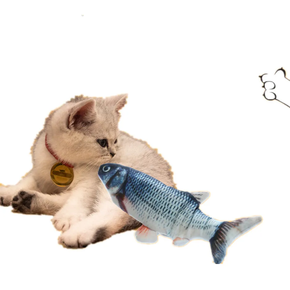 electric catnip fish toy