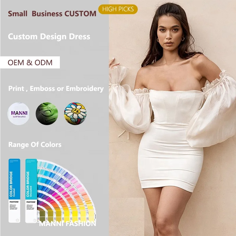 Manni Sexy off Shoulder Fashion Clothes White Bandage Bodycon