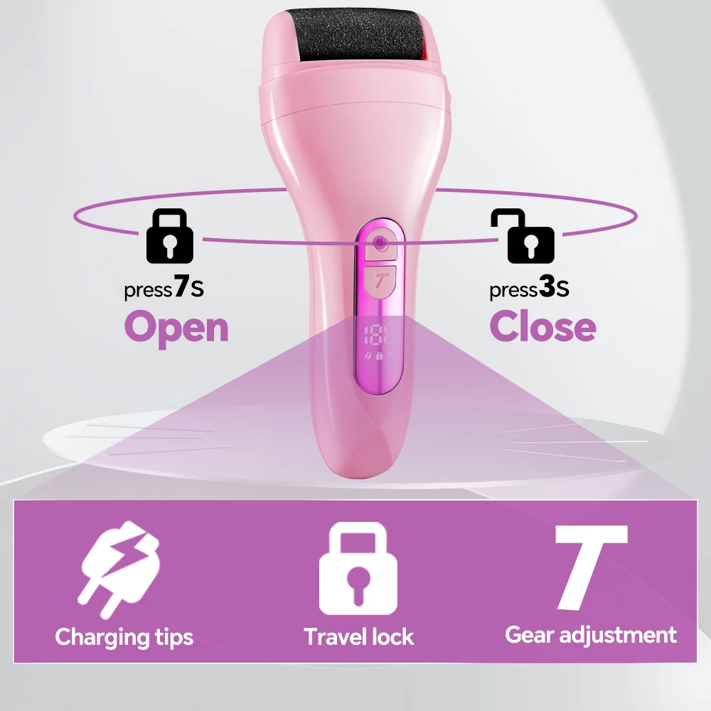 High-Efficiency Electric Rechargeable Foot Scraper Callus Remover and Smoother for Car and Household Use factory