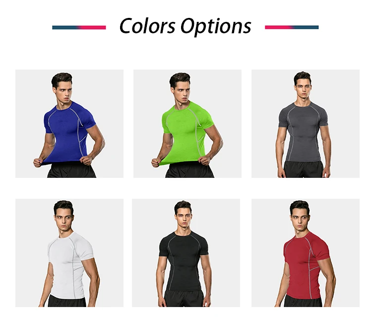 OEM Custom Compression Clothing Workout Sports Gym Tops