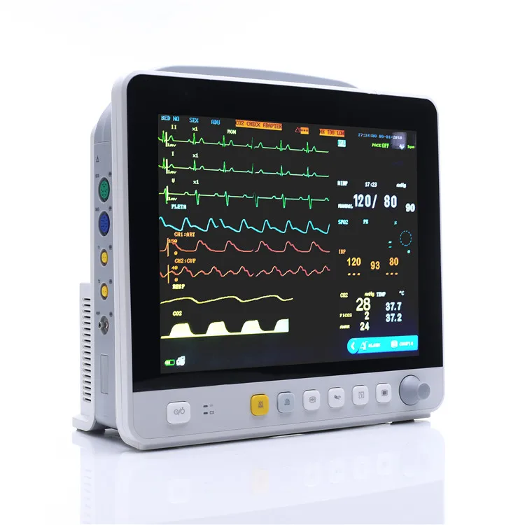 Touch Screen Pacemaker Detection Parameter Icu Patient Monitor Tester Portable