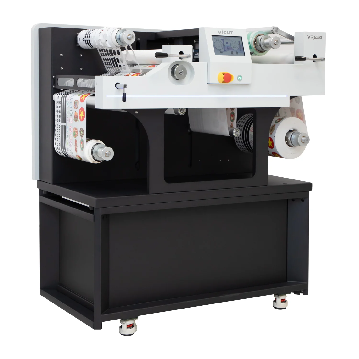 Roll to Roll Die Cutter for Kiss-Cut Self-Adhesive Paper/Stickers Laser Economical Die Cutter