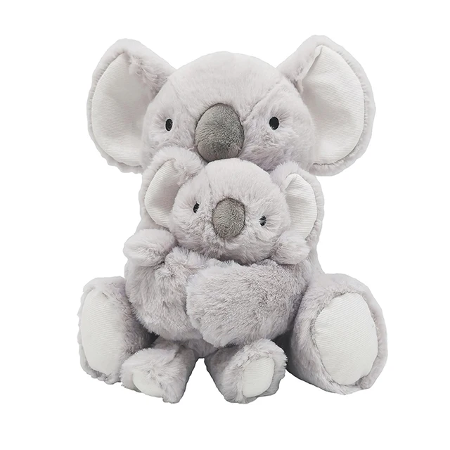 New Designer Christmas Cute Stuffed soft Animal  Plush Koala And Baby Family Toy For Kids 2023