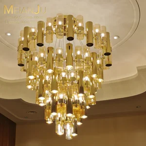Premium Large Glass Shade Chandelier Luxury High Quality Indoor Lighting for Home & Hotel Decor