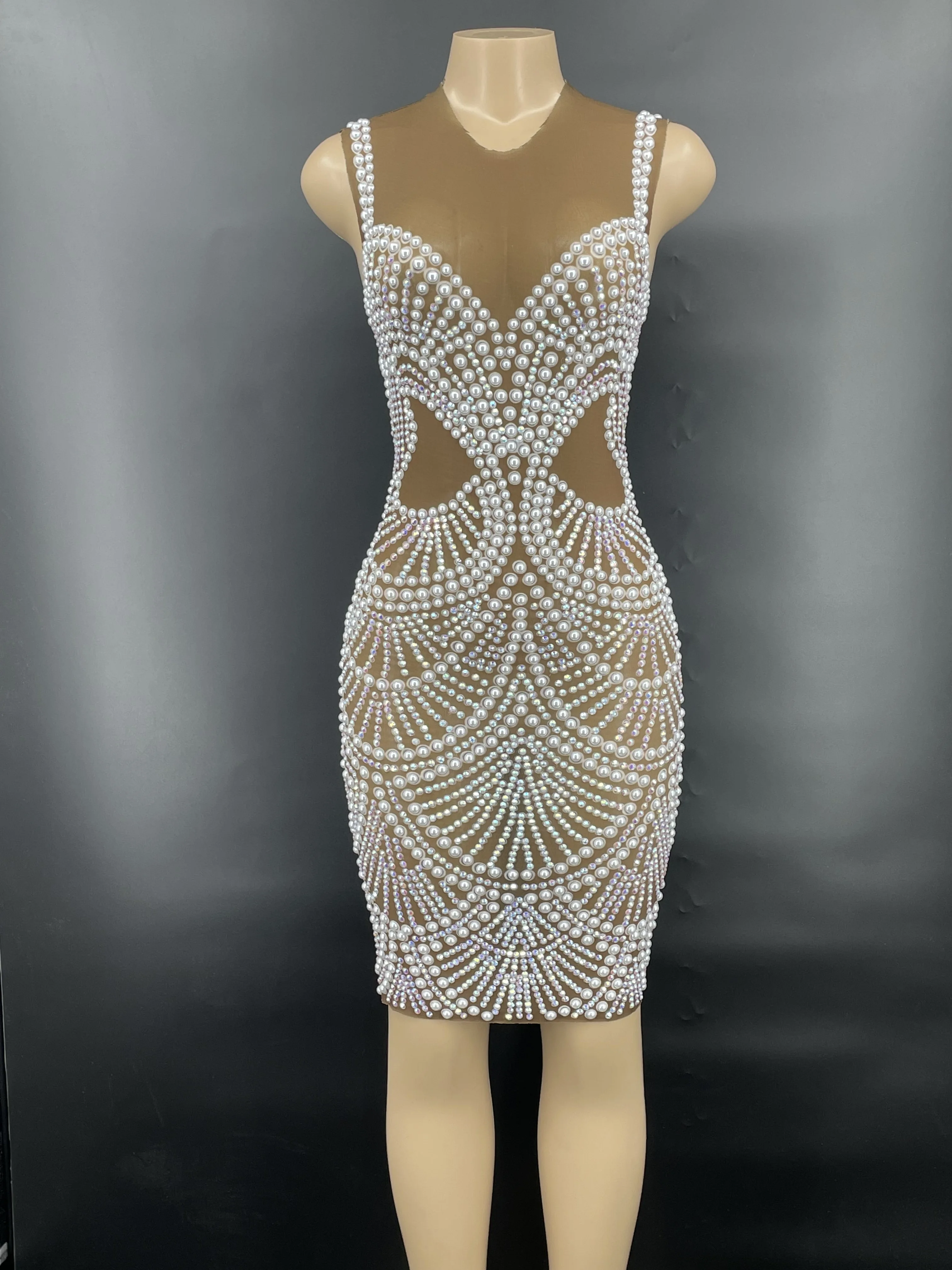 designer sparkly dresses Champagne Sequin Evening Gown with One-Shoulder Ruffle Design main image 0