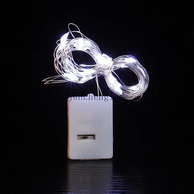 Waterproof String Lights 2M 20LEDs Waterproof Battery Powered Fairy Lights Mini Copper Wire Fairy Lights for Xmas Party