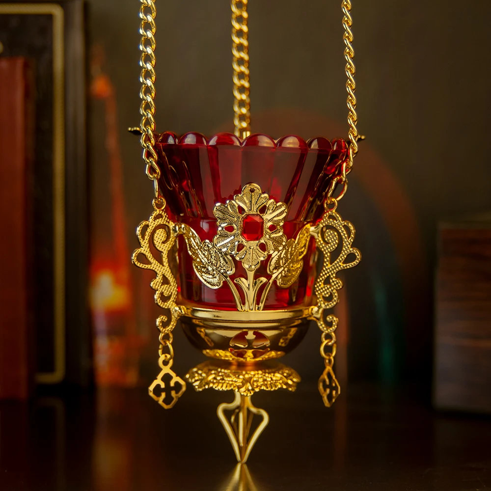 HT Church Catholic Orthodox Greek Christian Oil Lamp HT Church Catholic Orthodox Greek Christian Oil Lamp