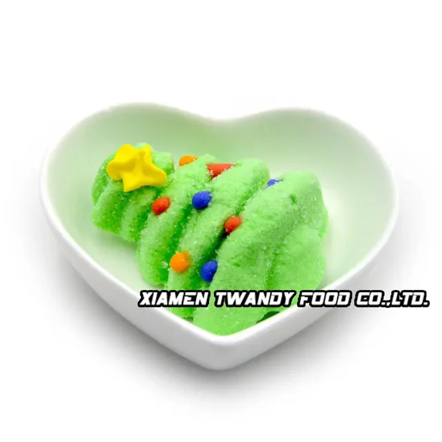 Christmas Santa Claus Tree Shape Marshmallow Gummy Candy