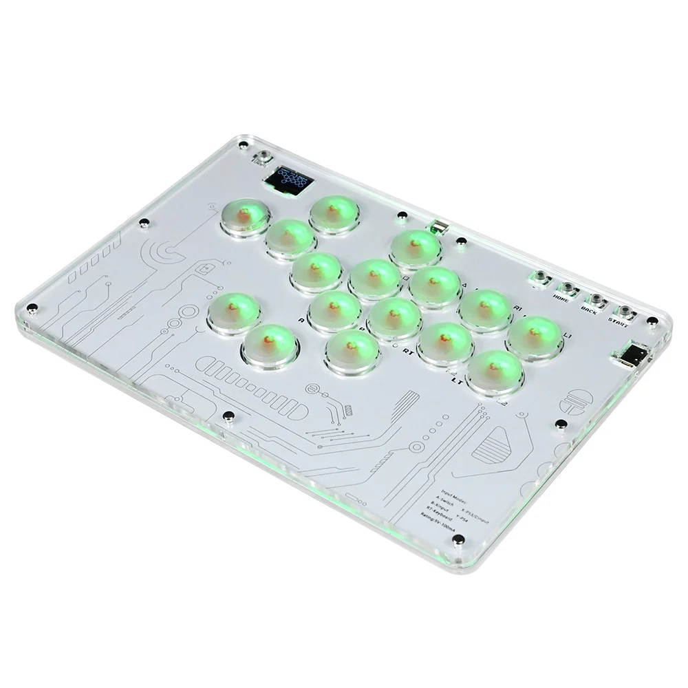 Hitbox 16Keys All-Button Controller  Arcade Stick for PC/Ps3/Ps4/Switch/Steam Duelpad Leverless Controller