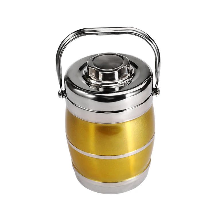 Best Sale Factory Promotion 3 Layer Stainless Steel Hot Pot Lunch Box Steel Pot