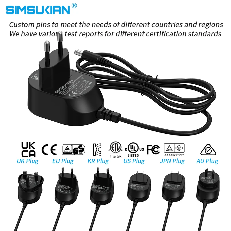Simsukian 18v Ac/dc Power Adapter