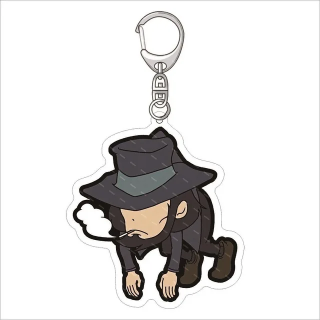 Rupan Sansei Keychain - Jigen Daisuke Mine Fujiko Figure
