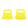 Conjunto amarillo de cortes de patata.