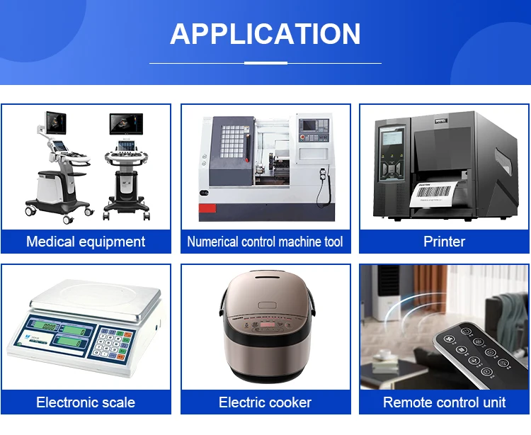 Custom Led Transparent Window Emboss Membrane Switch Industrial Keypad ...