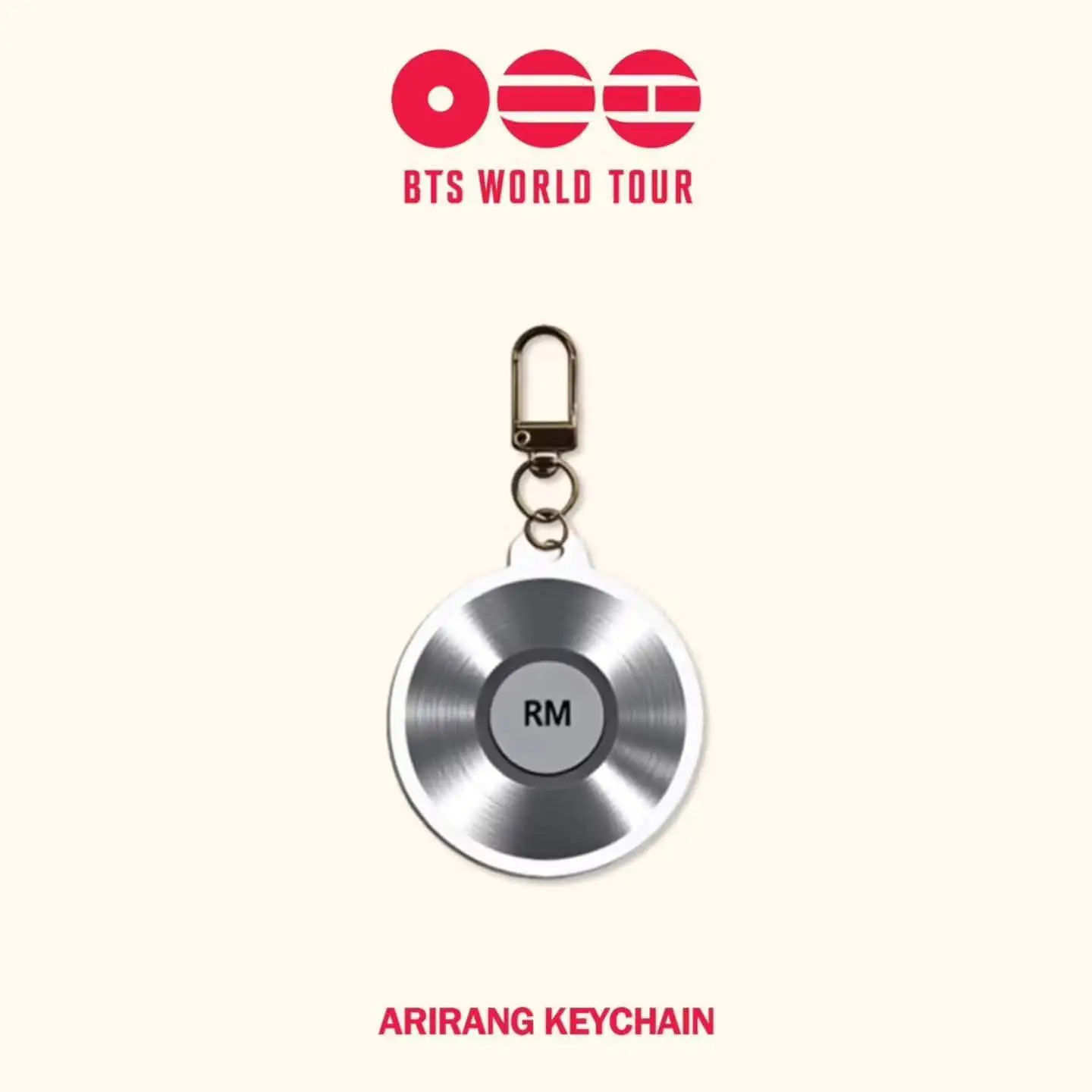 KPOP Idol Bt Boys 2026 World Tour ARIRANG CD Plastic Keyring
