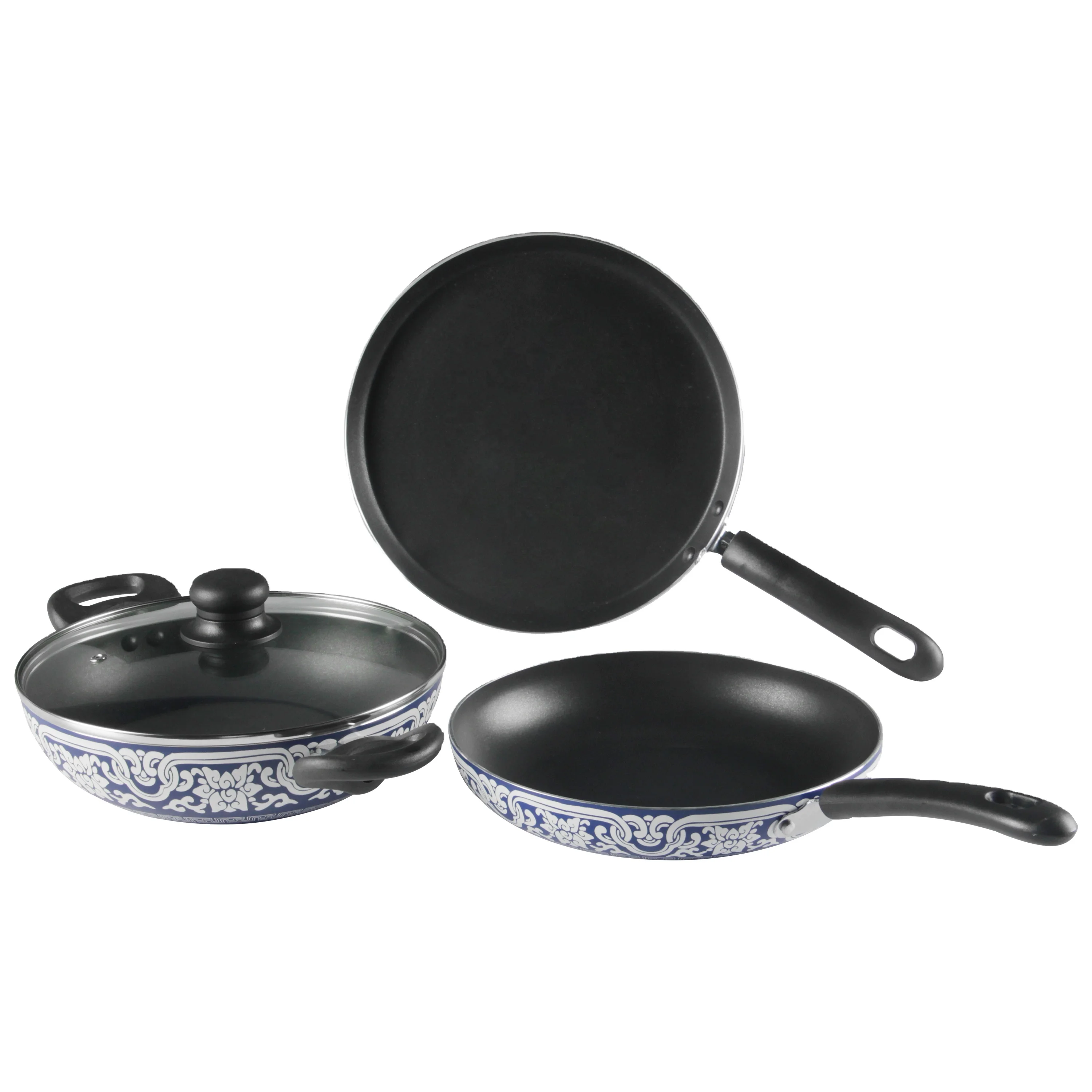 Aluminum Alloy Non-Stick Frying Pan in 2.0mm 2.5mm 3.0mm Thickness