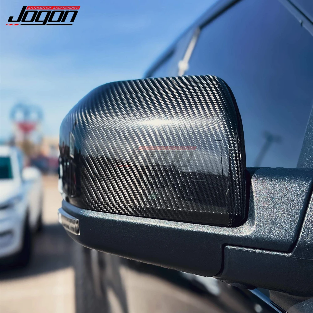 Jecar Red Side Mirror Cover Trim Bezel For Ford F150 2009-2014 – Turn Light Compatible