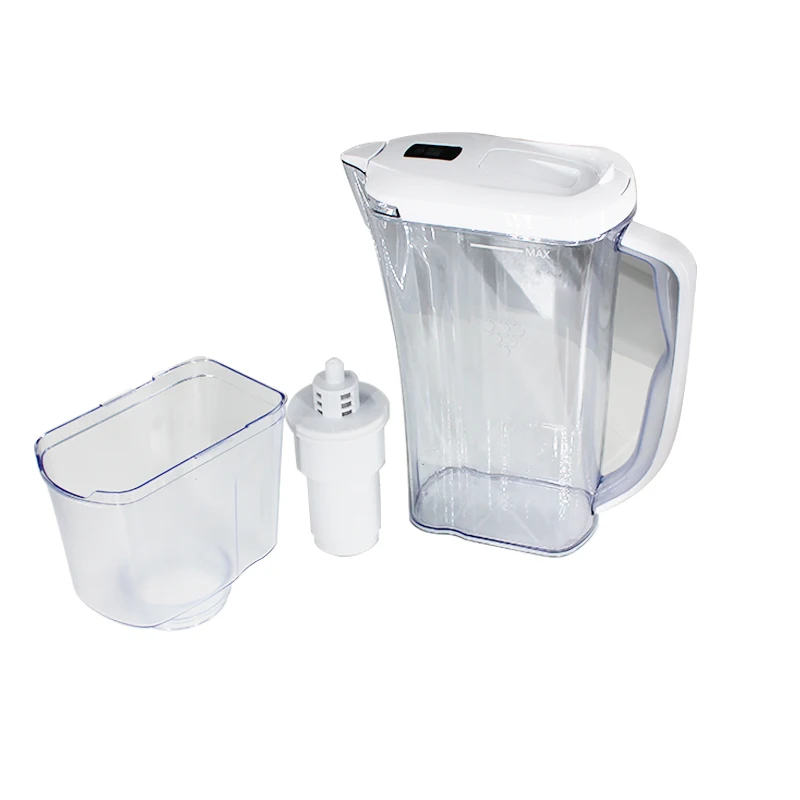 Large Water Filter Pitcher for Tap Water Filter with Smart Light Filter Change Remind Water Kettles