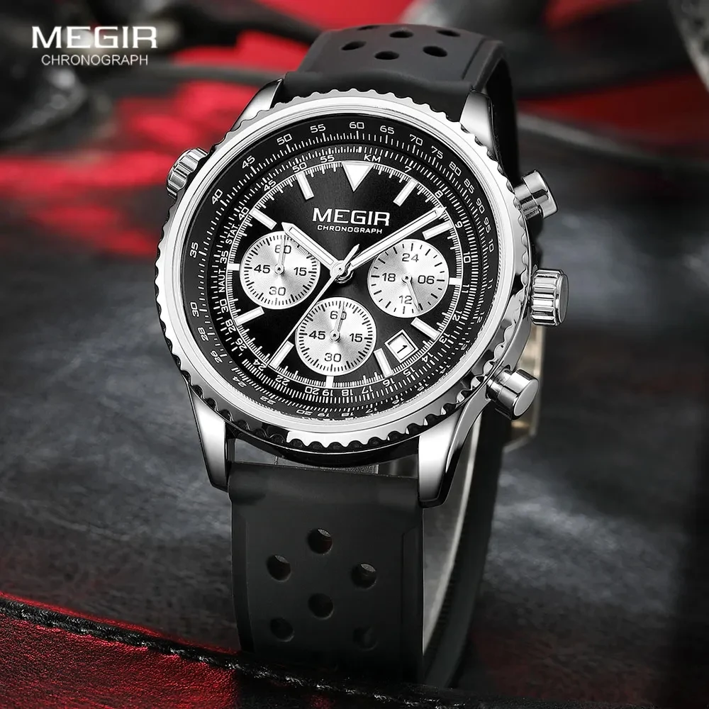 MEGIR 2236 Men's Watch - Chronograph Casual Sports Watch