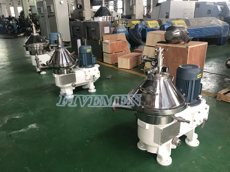 3 Phase Disc Stack Machine Oil Water Centrifuge for Vegetable Oil Water Separation