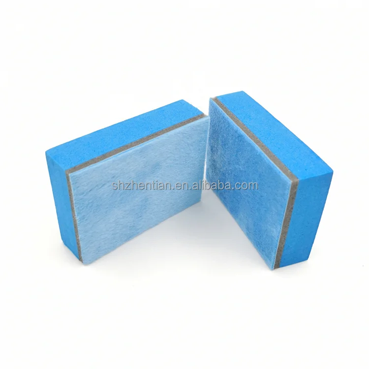 Губка-аппликатор для очистки автомобильного стекла нано-аппликатор из керамики с тканью восковой краски шин детейлинга