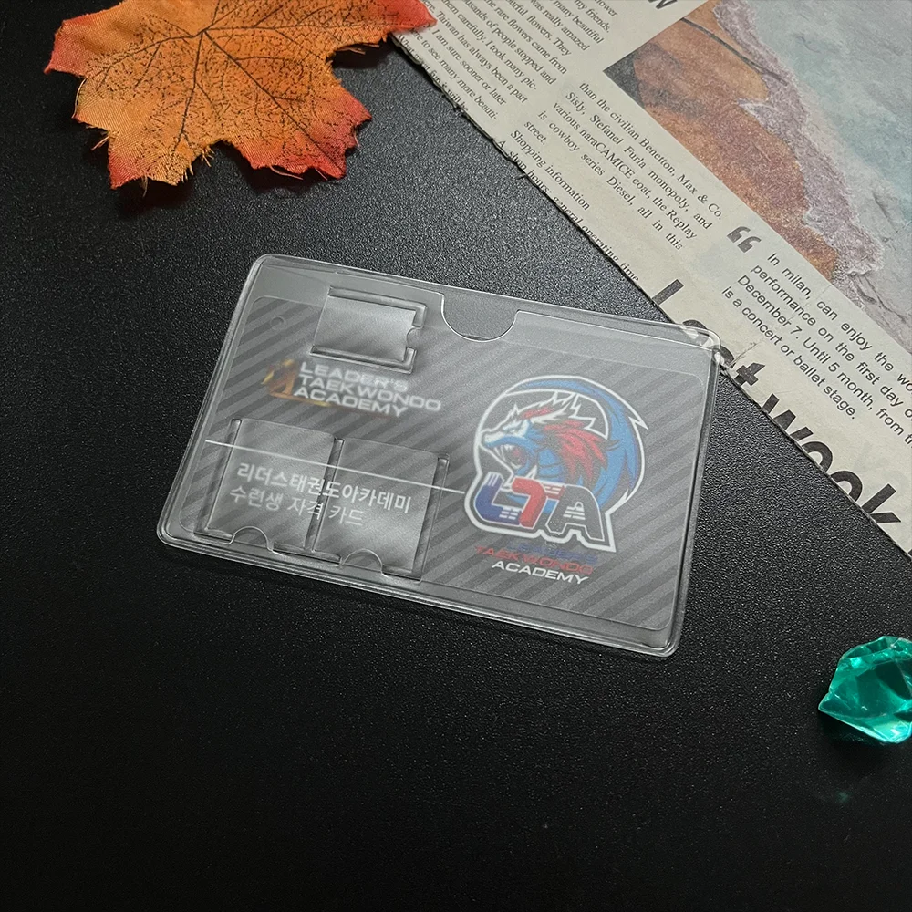 Custom PVC Plastic Sim Card Holder Plastic Business Card Holder