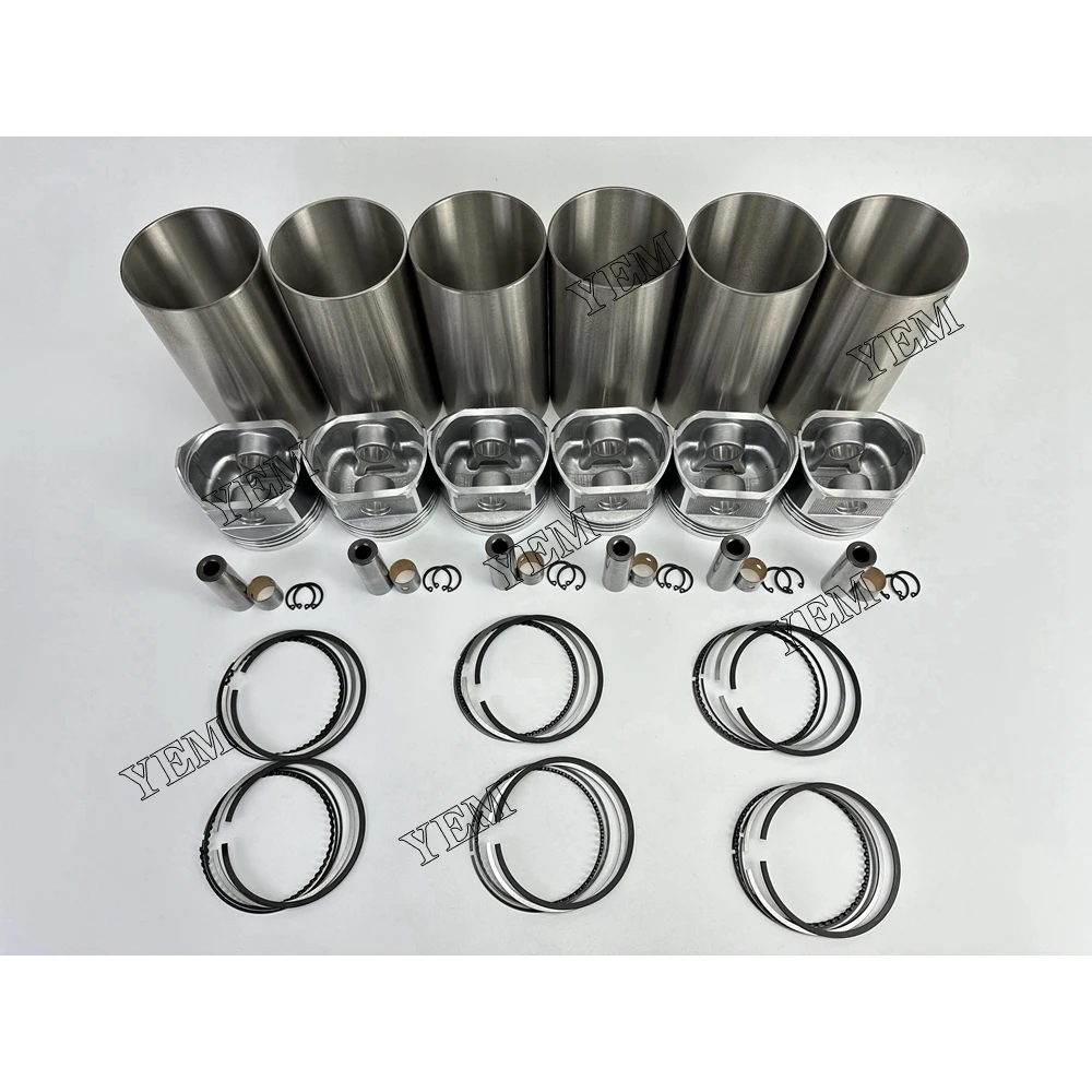 TB45 Cylinder Liner Set With Engine Pistons Rings Liner for Nissan Engine Rebuild Repair Aftermarket Parts