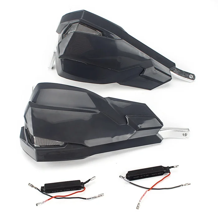 Motorcycle Hand Guard Led Handguards Turn Signal Light 7/8" 22mm Or 11