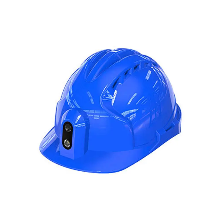 Intelligent Smart 4G Wifi Transmission Positioning Construction Helmet ABS Material Safety Record Engineering