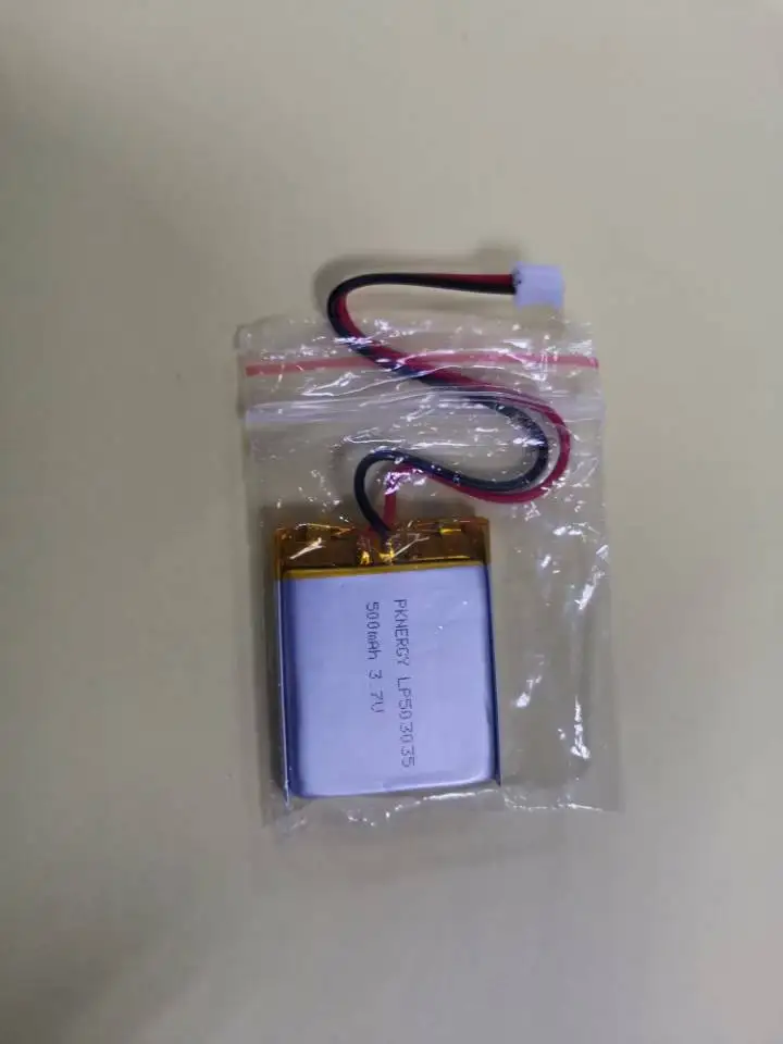 Batteria ricaricabile LiPo ai polimeri di lio da 3,7 V 500 mAh 503035 Connettore JST PH 2.0mm 2Pin per parte elettronica GPS Bluetooth  44