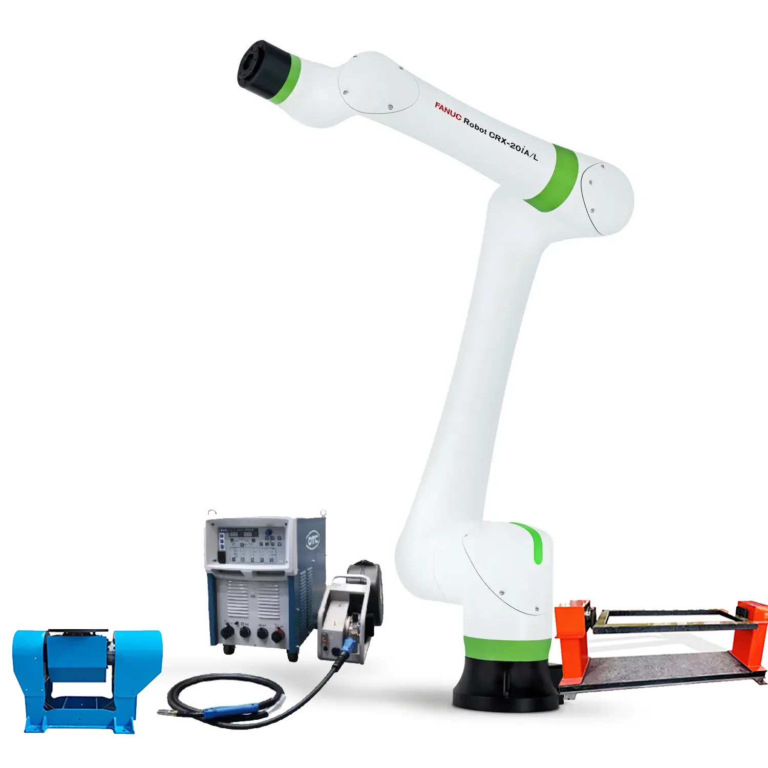 Fanuc Cobot CRX-20iA/L 6-axis Collaborative Robot for Handling Assembling  With Onrobot 2FG7 Gripper