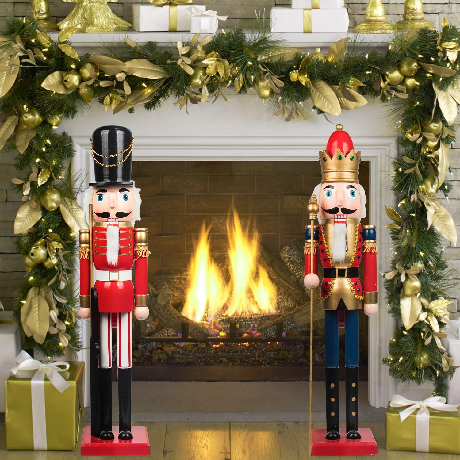 Life Size Nutcracker king Solider Drummer 150cm 180cm 6ft 5ft Nutcraker