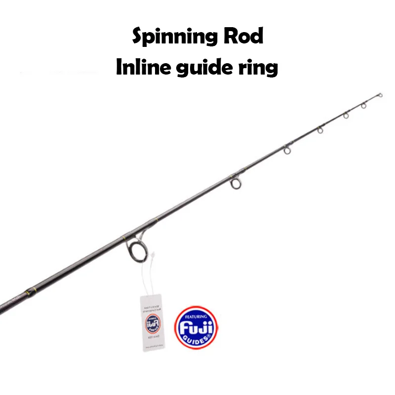 Rising Wholesale Carbon Fiber 1.8m 1.98m Fuji Guide Ring Saltwater Slow